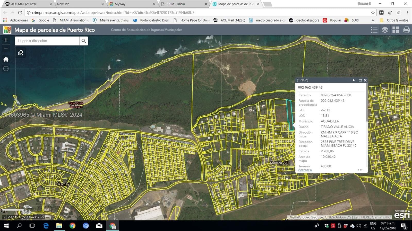 CARR 110 KM.HM 9.9 NW  OCEAN VIEW 2965.66SM, PR 00603