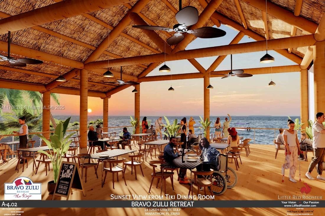 5. BZR Tiki dining rendering