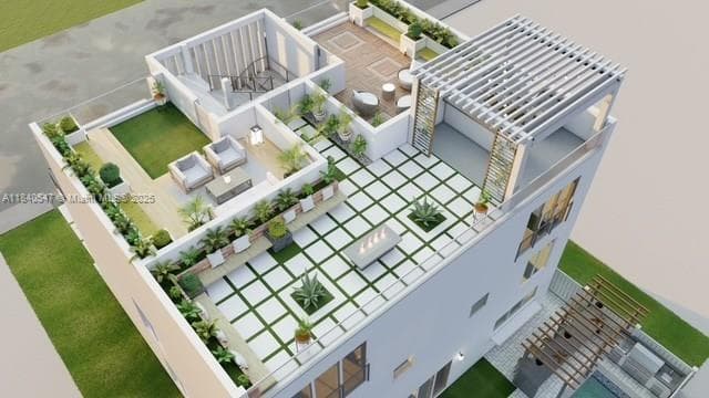 Dedicated roof tops for each townhome