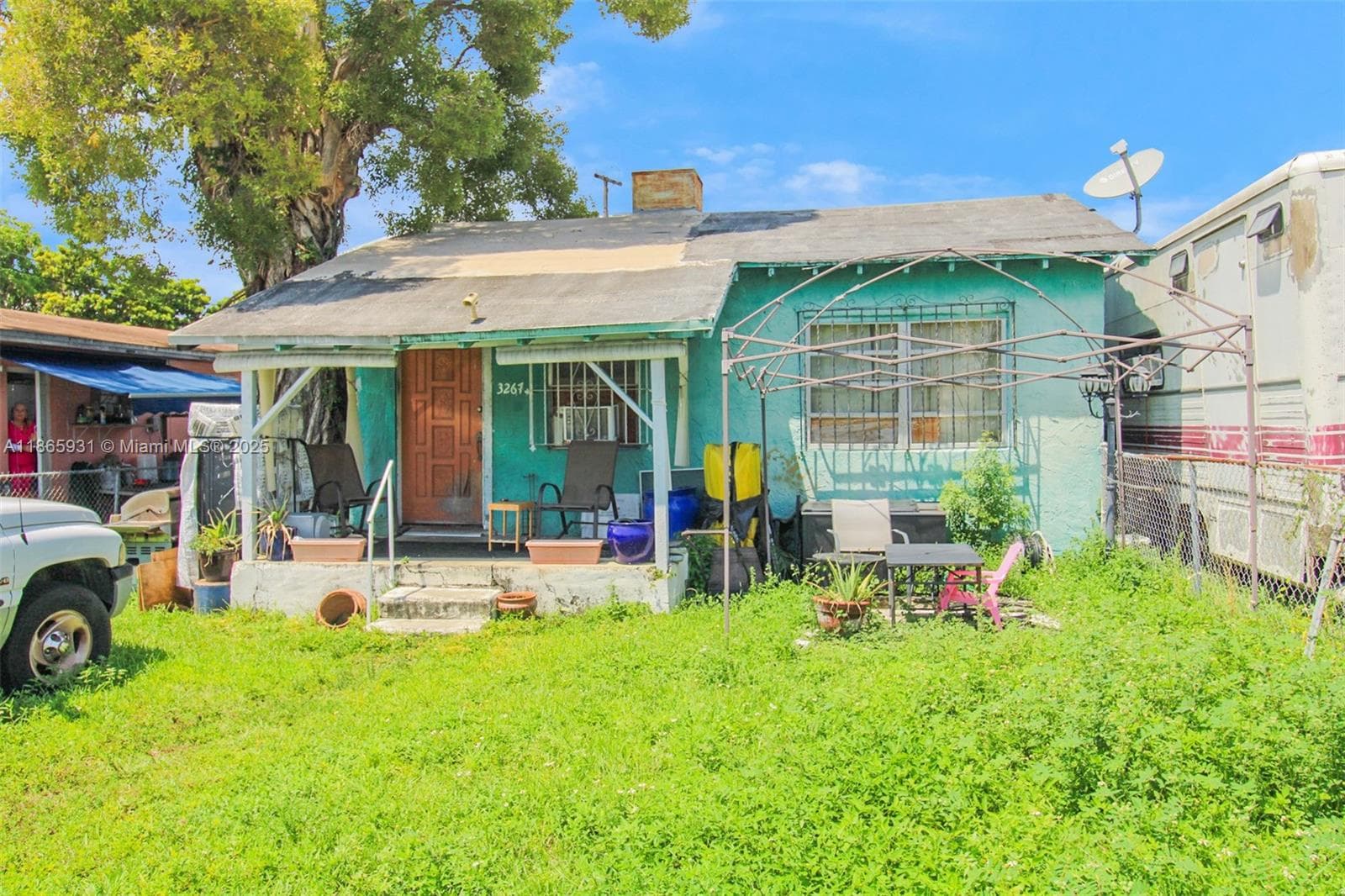 3rd property on NW 35th Street of assemblage.  Tear down home on Duplex Zoned/RU-3 Lot in Miami Dade County.