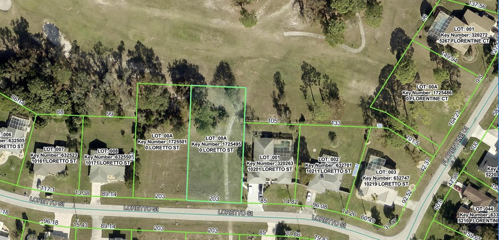 Parcel 4 Loretto St Aerial