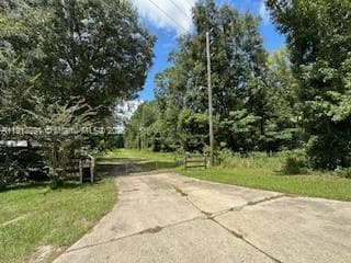 South side of property