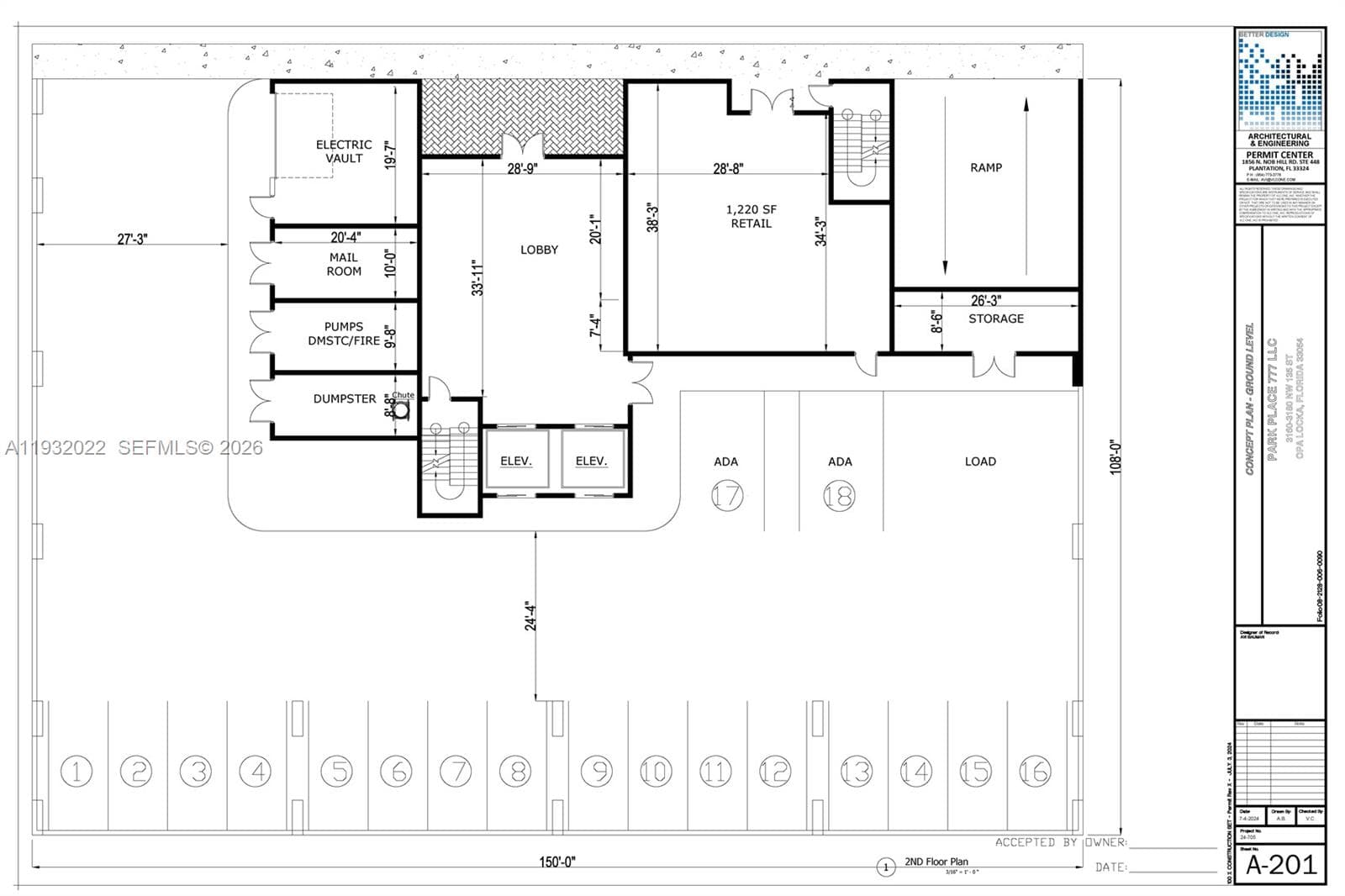 !st Floor Parking