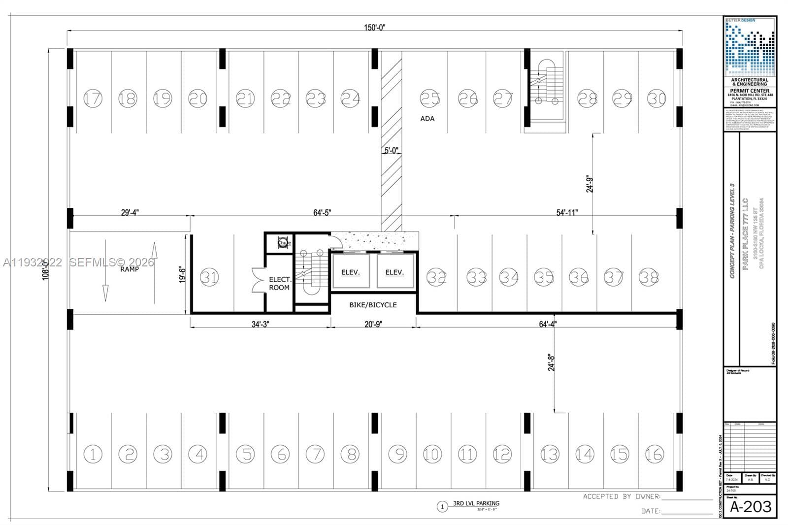 3rd Floor Parking