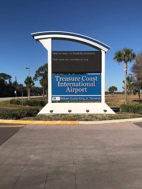 Airport entrance
