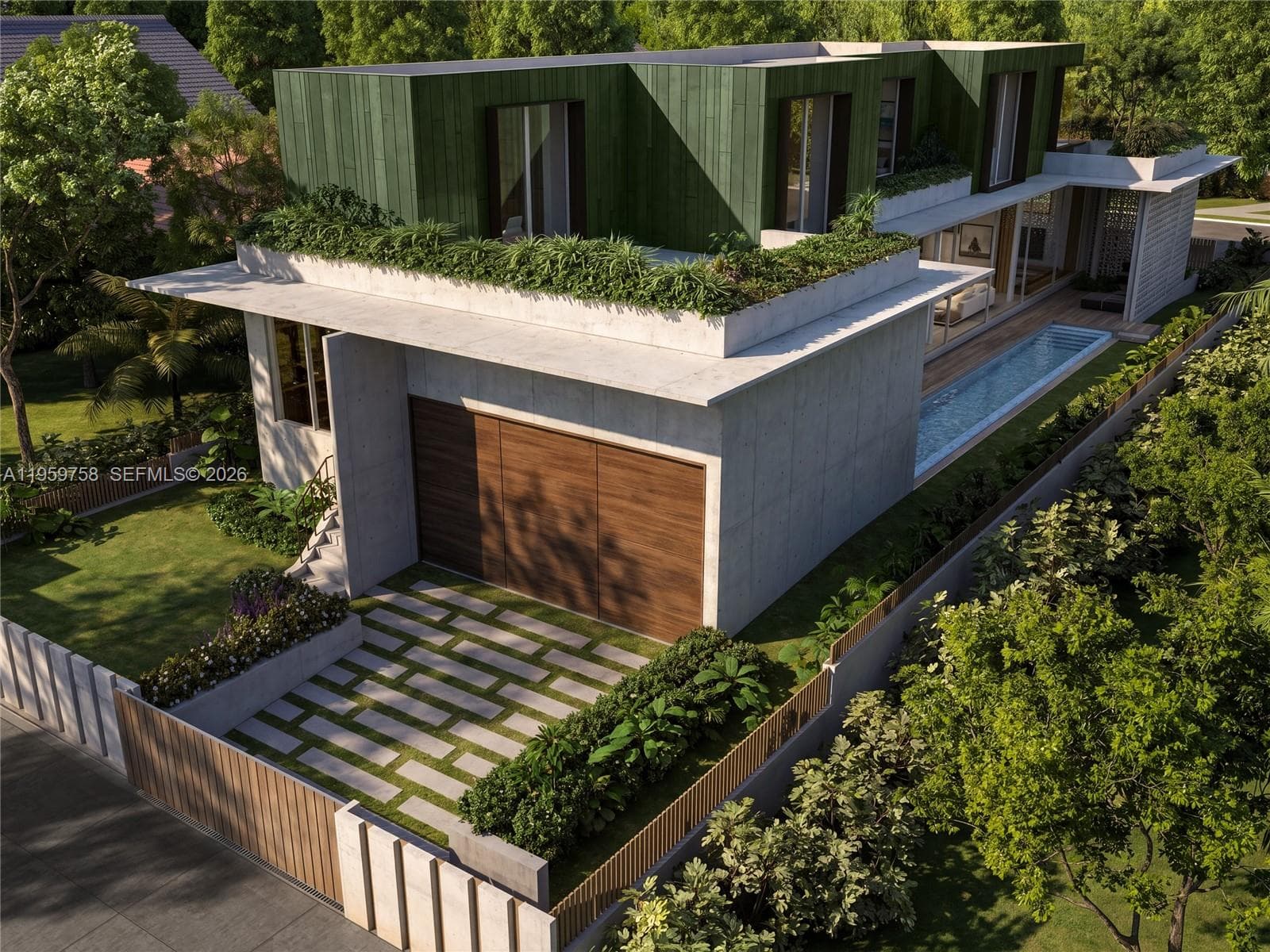 1728 Lenox -  Rendering green build option 2