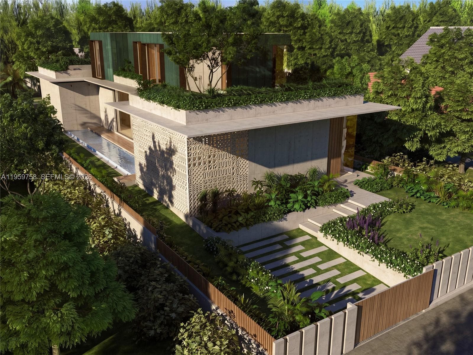 1728 Lenox -  Rendering green build option 2