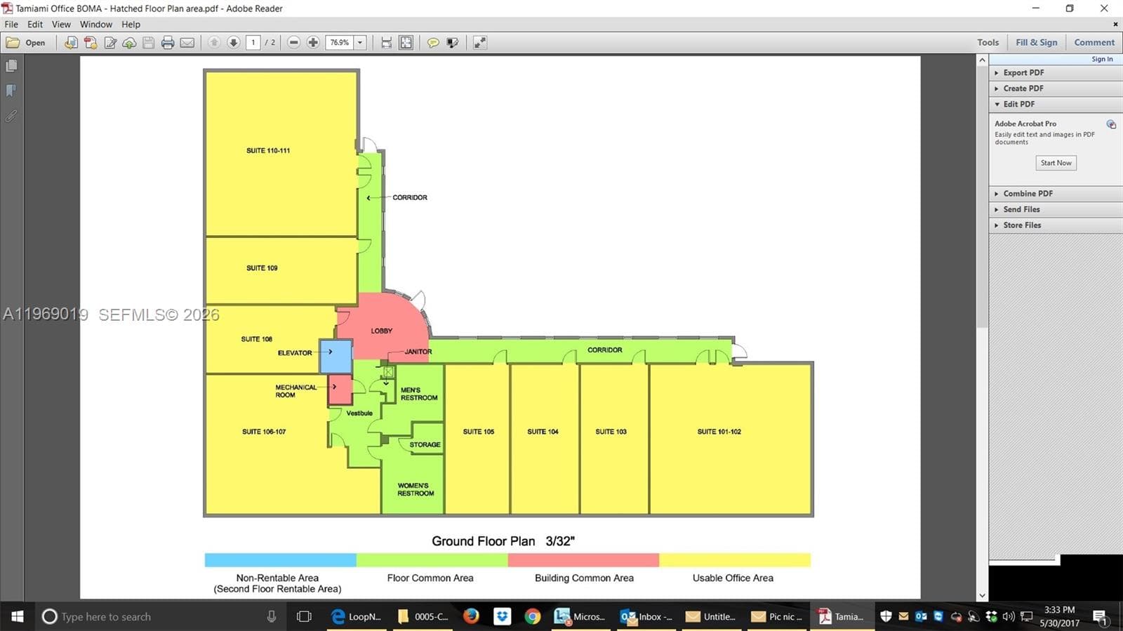 first floor layout of building