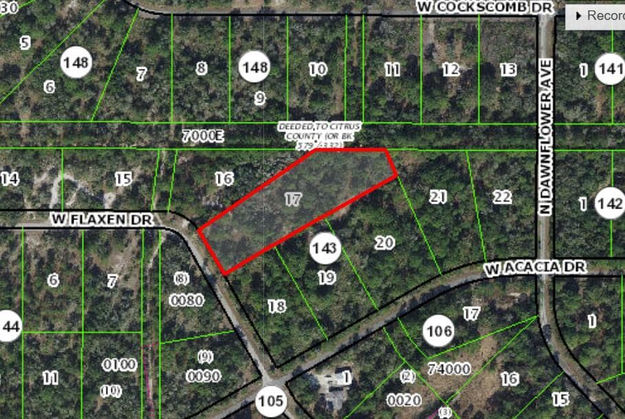 Aerial 11991 W Flaxen Dr