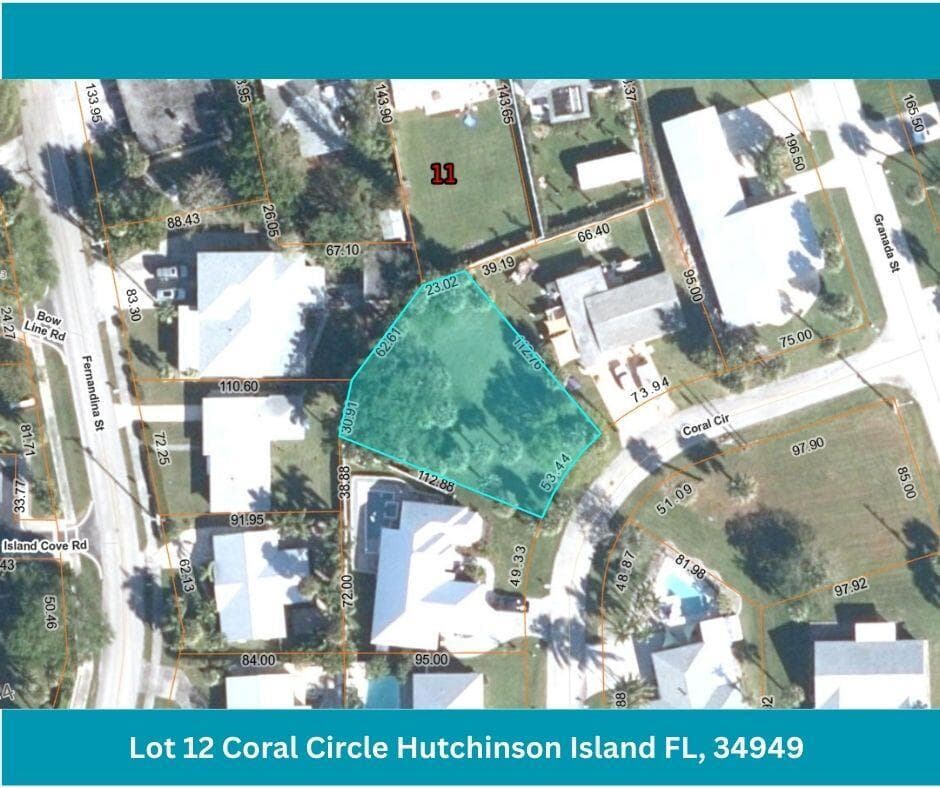 Assessor map Coral Circle Lot 12