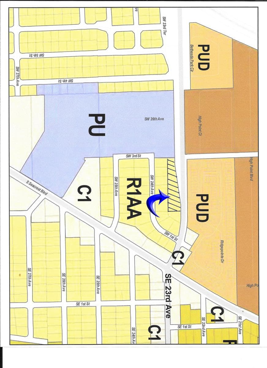23rd Current BB Zoning