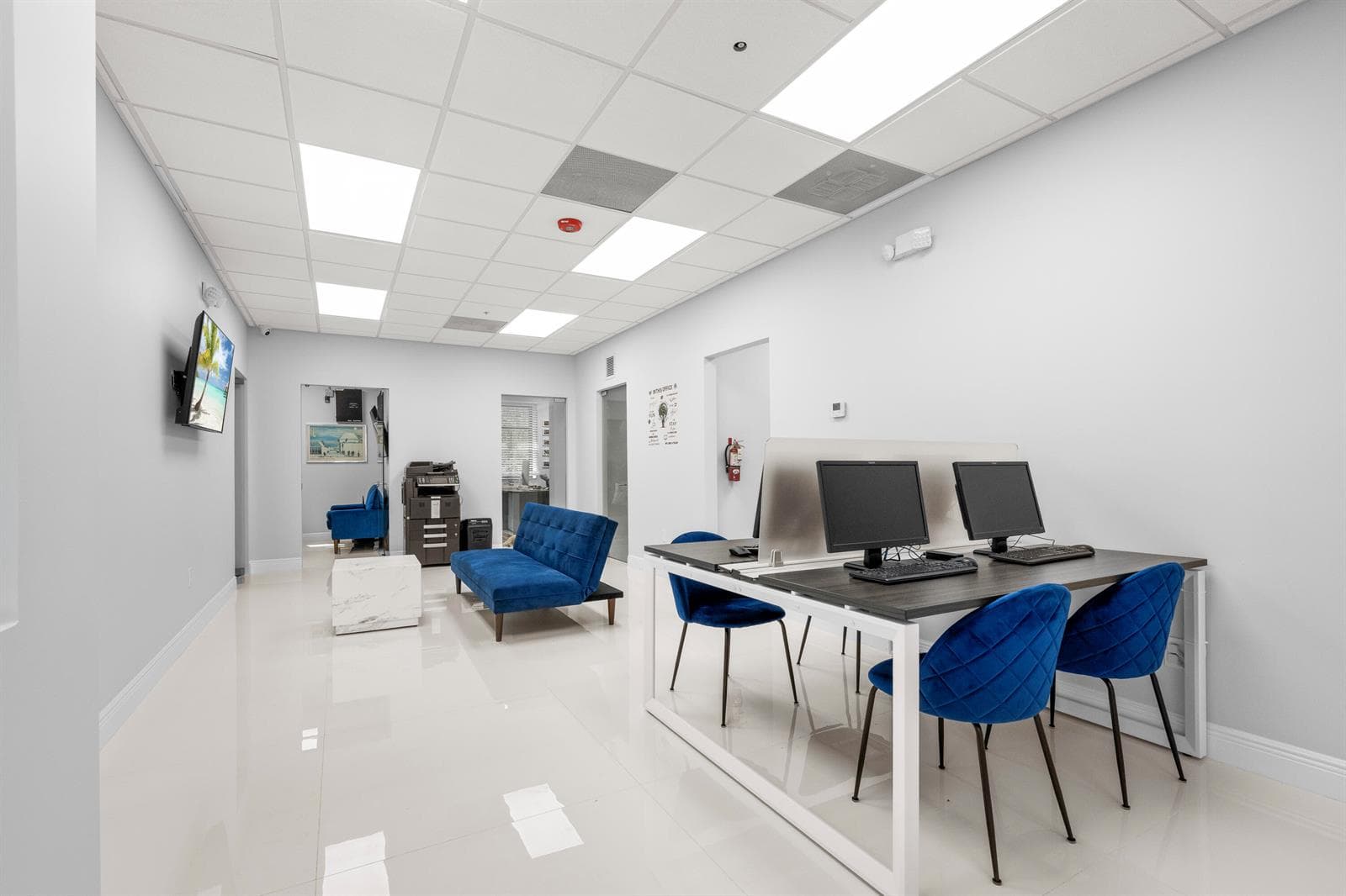 Main work area