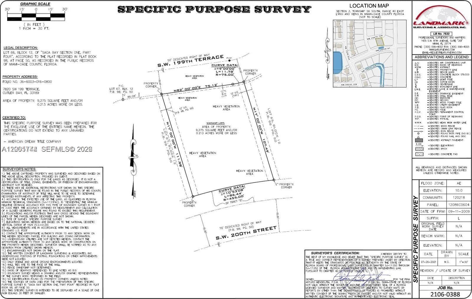 7820 SW 199th Ter, Cutler Bay FL 33189