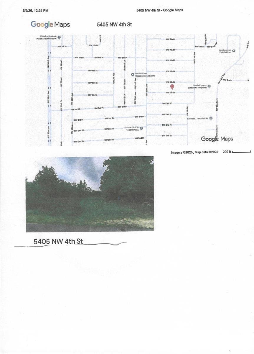 5405 NW 4th Street, Ocala FL 34482
