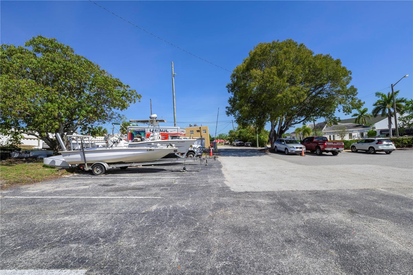 Parking Lot parking spaces for vehicles