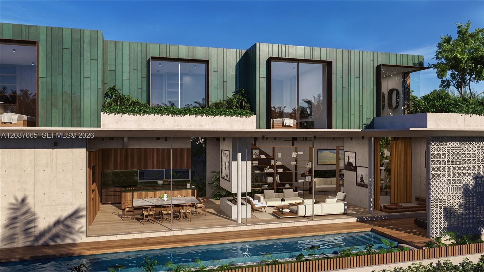 1728 Lenox -  Rendering green build option 2