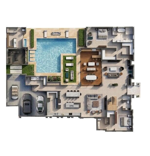 first floor rendering