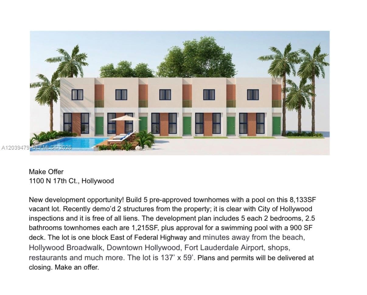 1100 N 17th Ct, Hollywood FL 33020