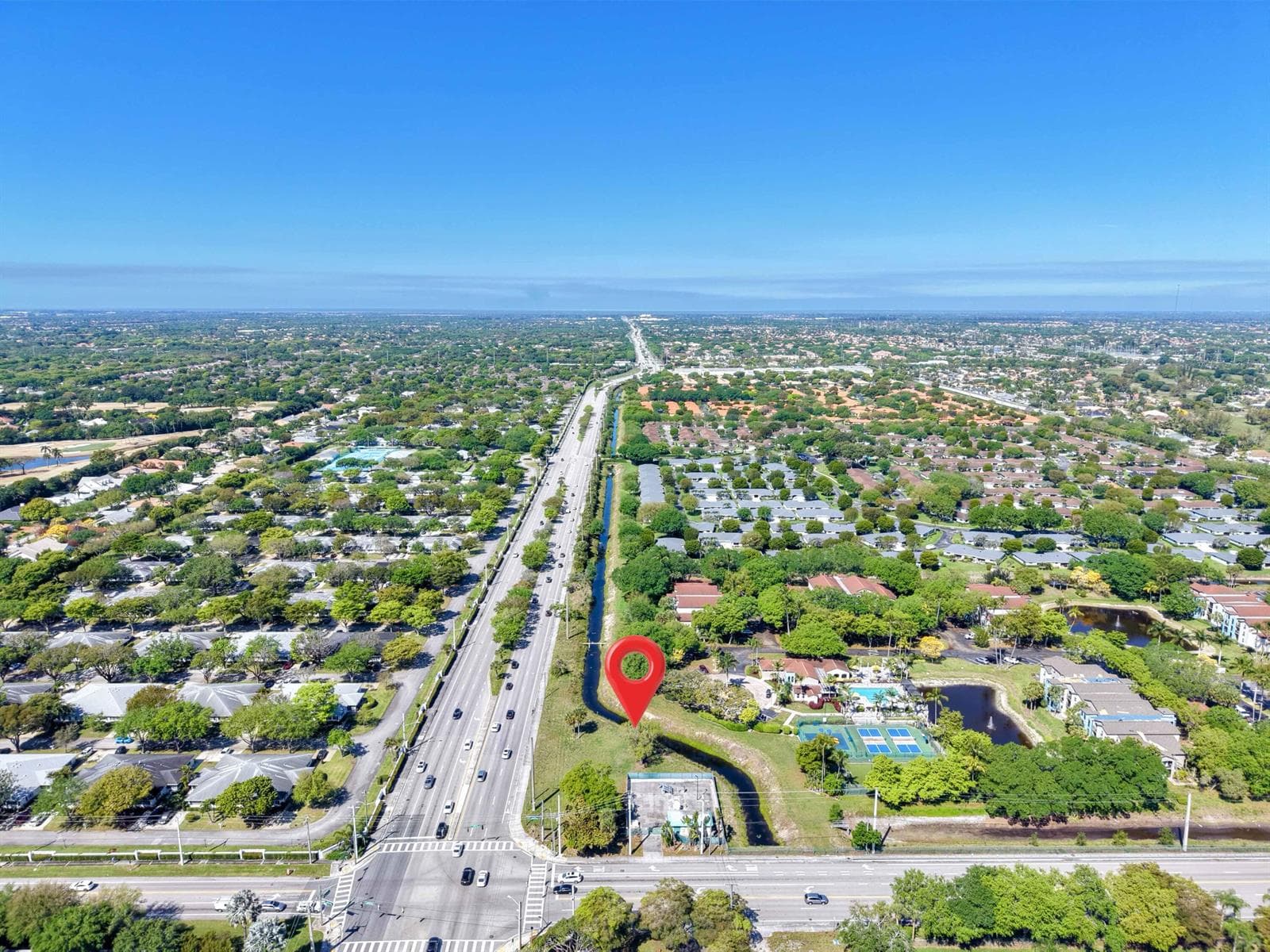 Panoramic to West
