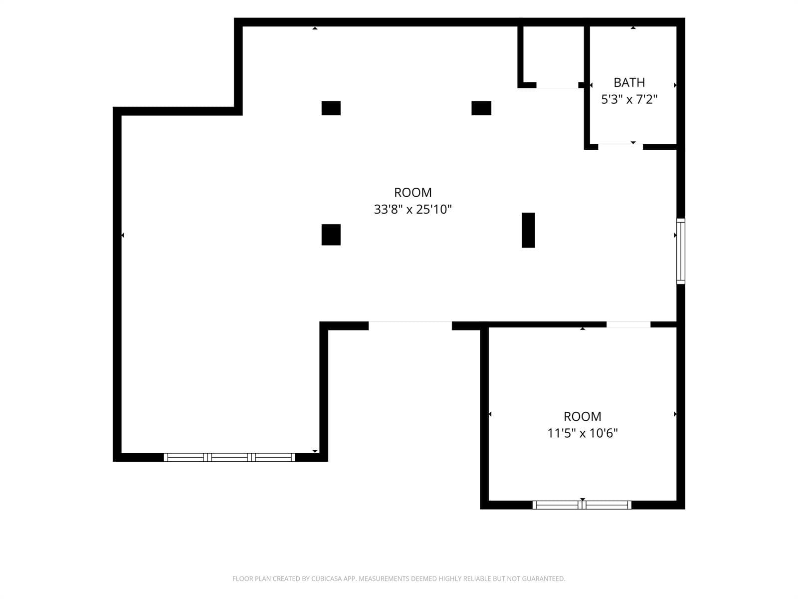 2D Floor Plan for 441 Northeast 5th Aven