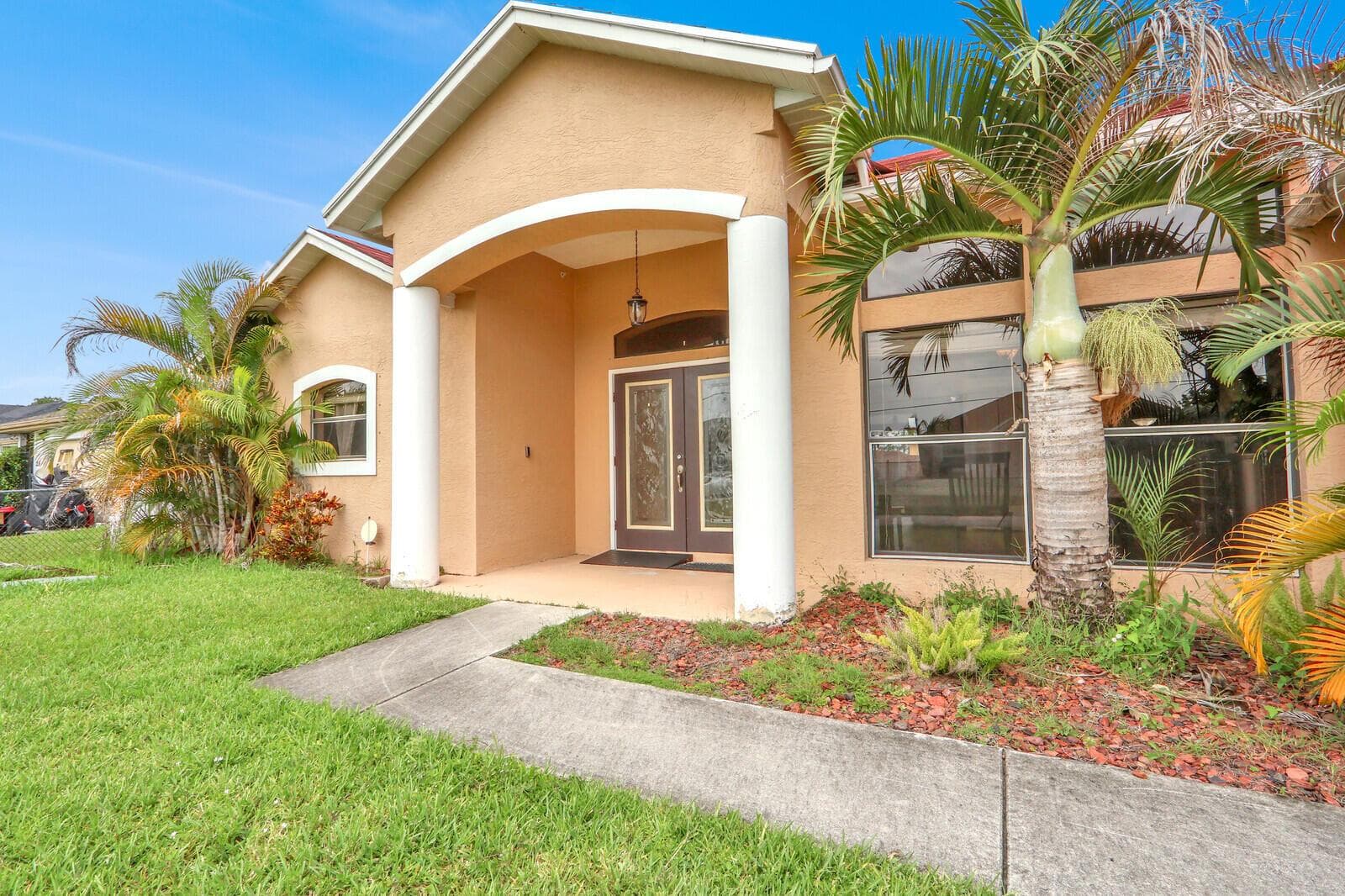 Front walk path