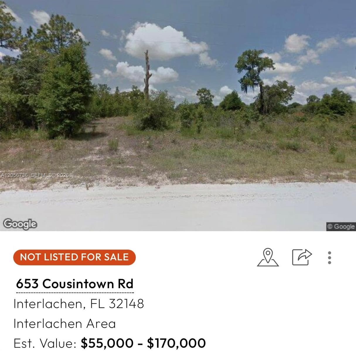 653 COUSINTOWN RD, Other City - In The State Of Florida FL 32148