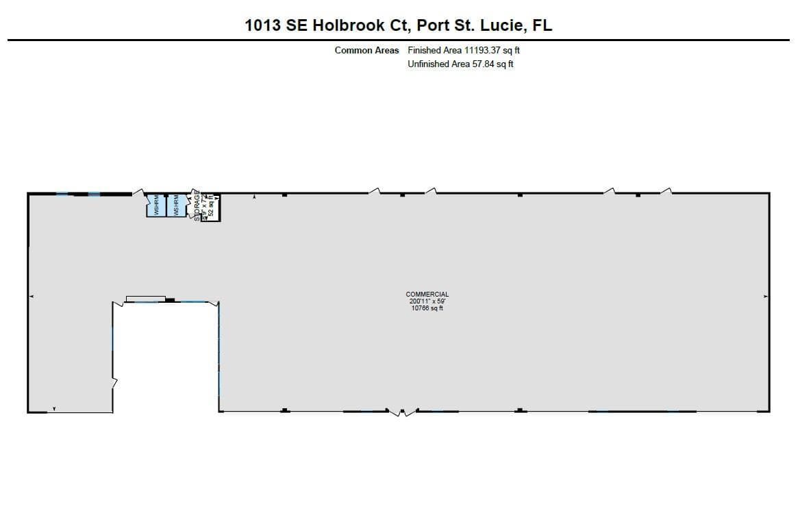 3 WAREHOUSE SPACE 11193.37 SF