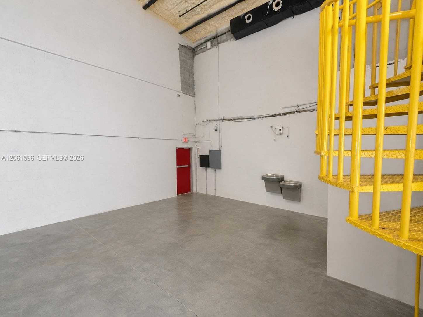 Warehouse garage entrance