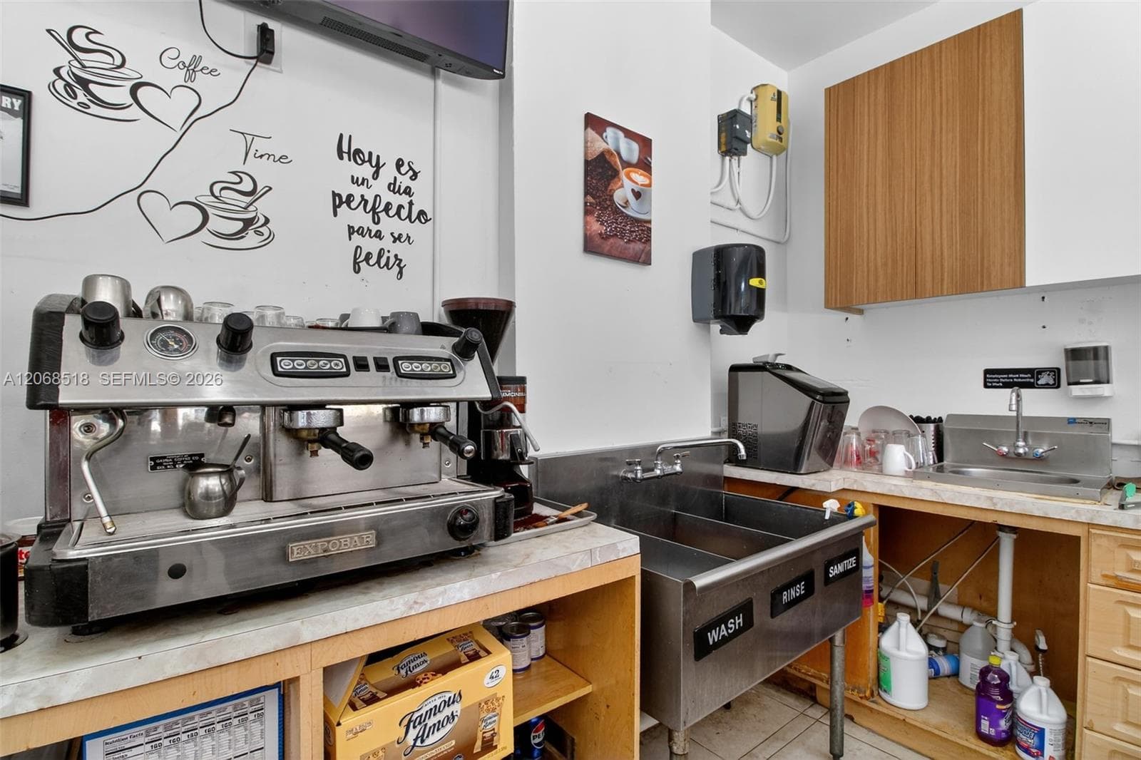Cafeteria + Mechanic & Tire Shop For Sale — Two Businesses in One, Kendall FL 33186