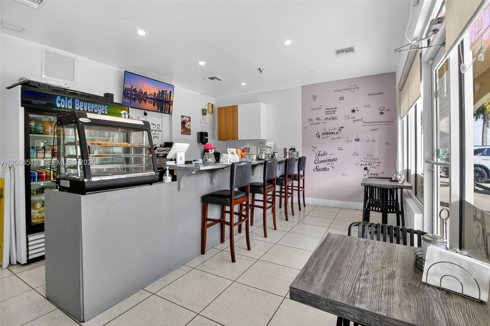 Cafeteria + Mechanic & Tire Shop For Sale — Two Businesses in One, Kendall FL 33186