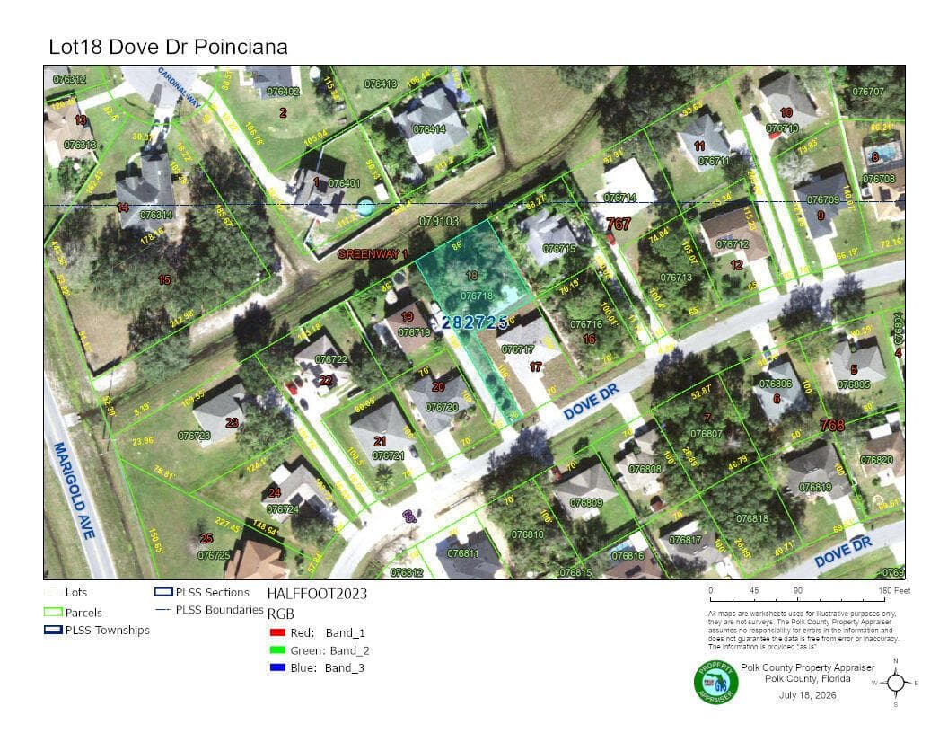 Lot 18 Block 76 DOVE, FL 34759