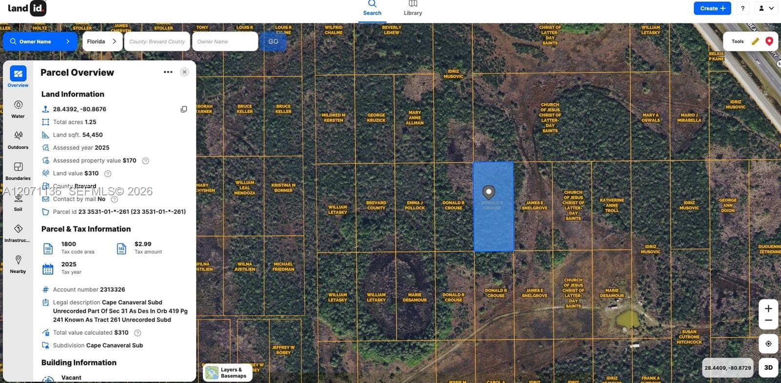 0 Unknown, Cocoa FL 32926