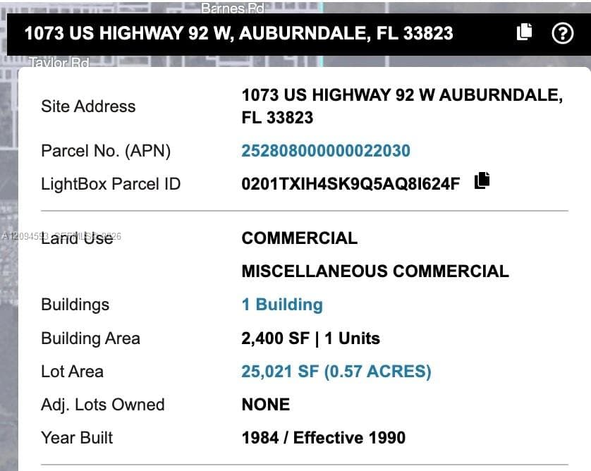1073 US HIGHWAY 92 W, Other City - In The State Of Florida FL 33823