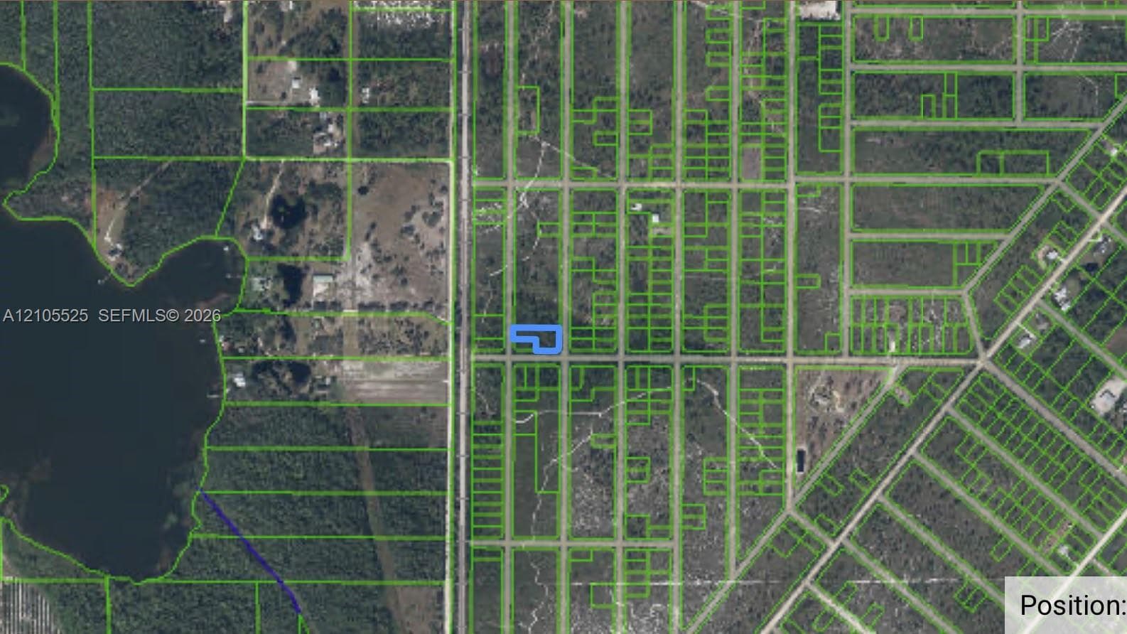 Tax Map, Parcel Overview. Indicating the delineated boundaries of the property within the regional cadastral grid