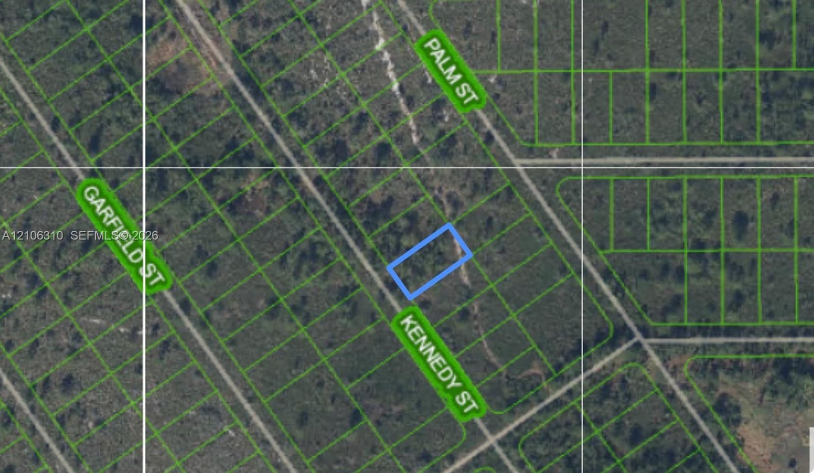 Tax Map, Parcel Survey. Highlighting the boundaries and location of the property within the grid system