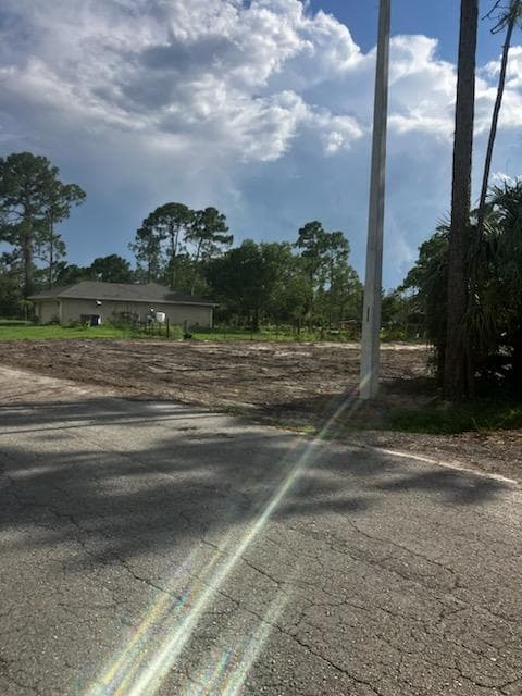 Johns debris removed paved road