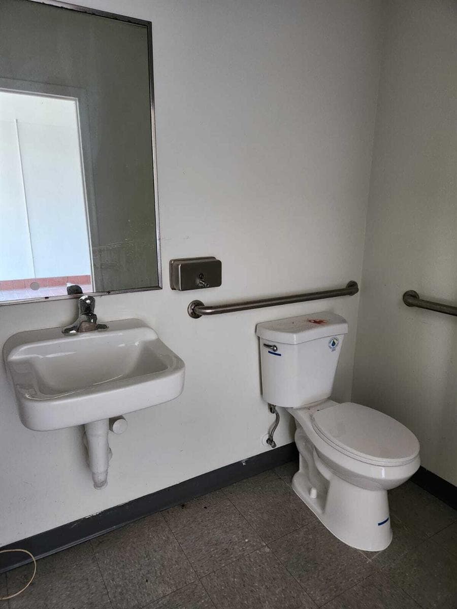 Spacious Restroom