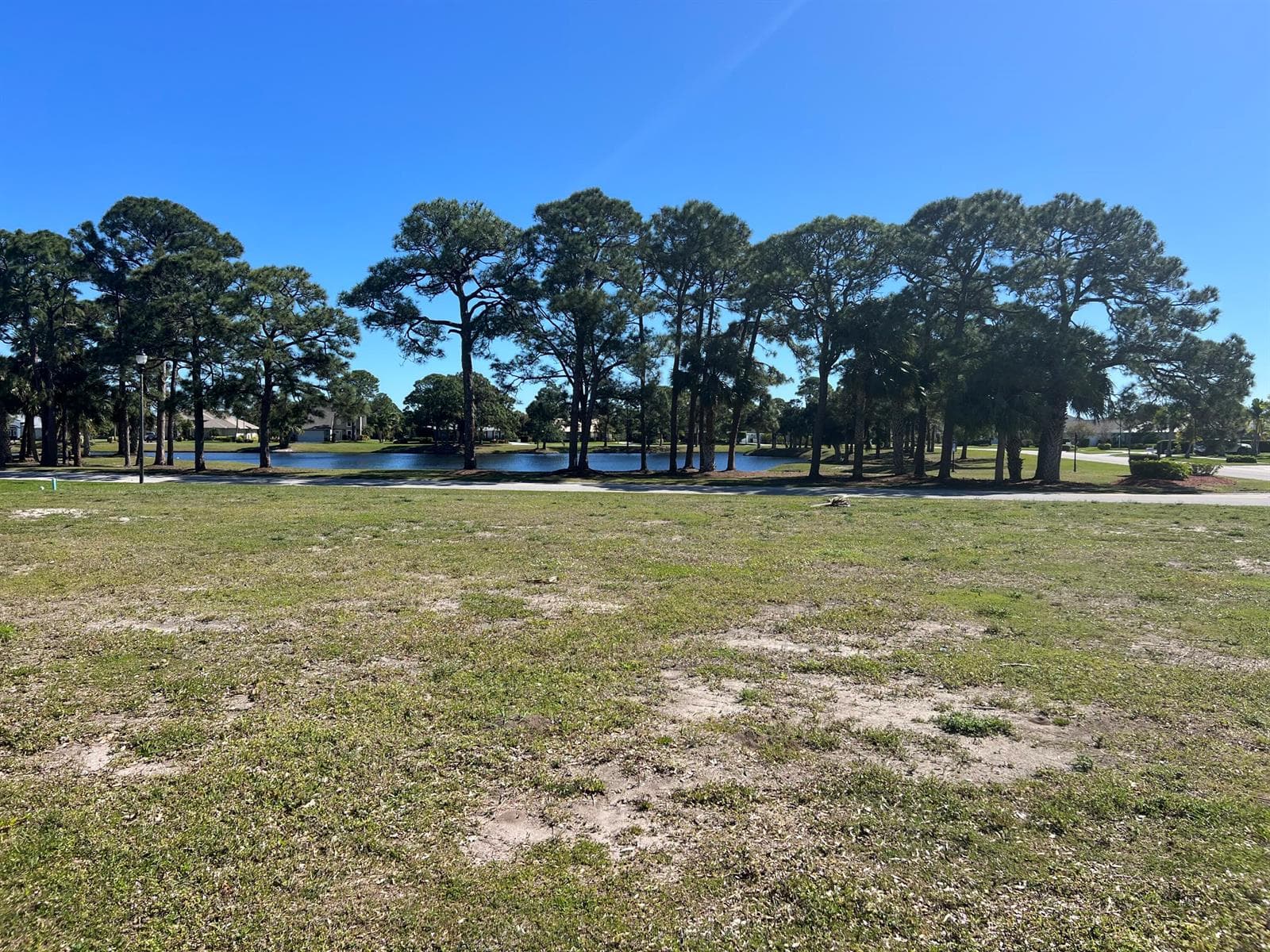 Facing east