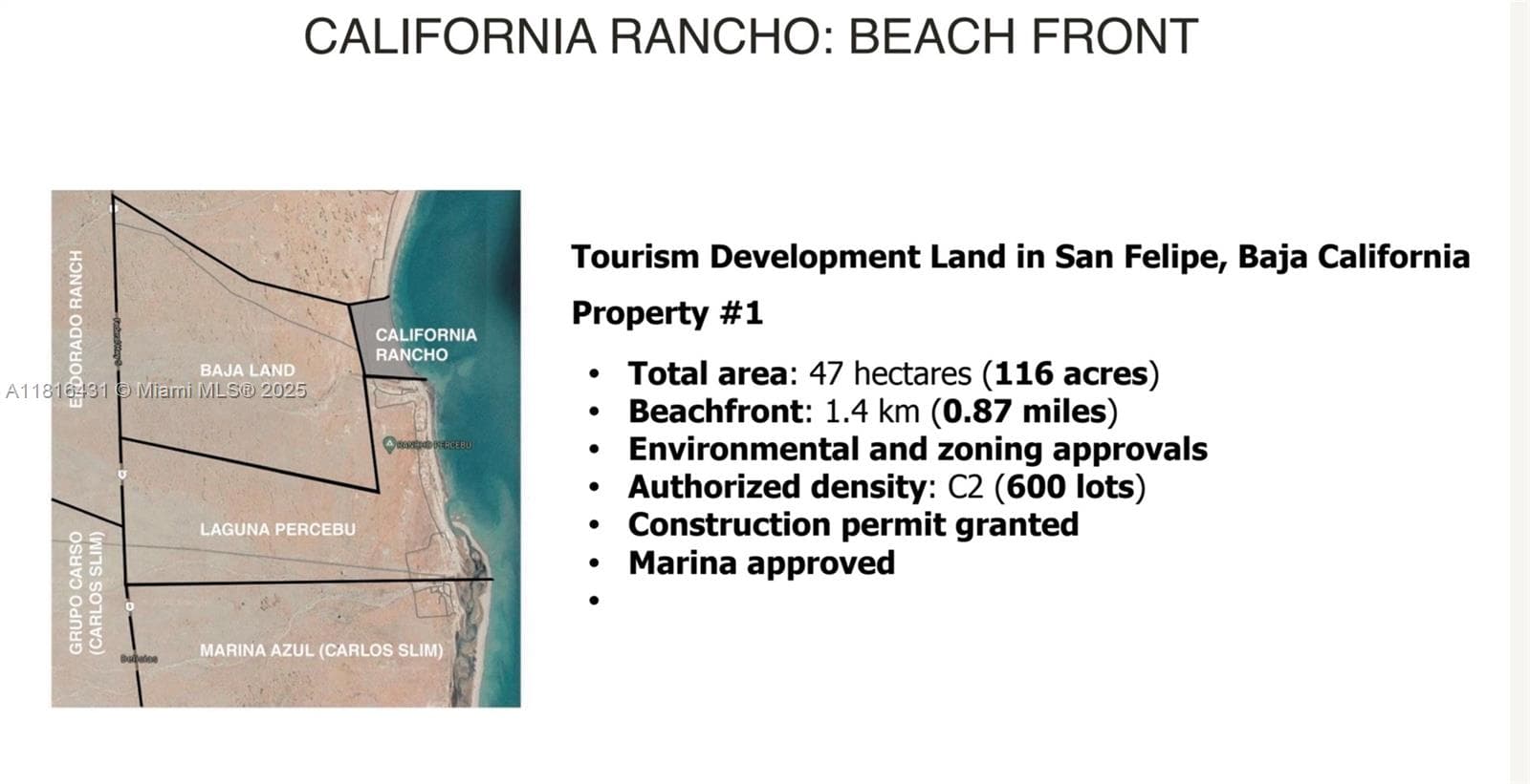 CALIFORNIA RANCHO: BEACH FRONT
