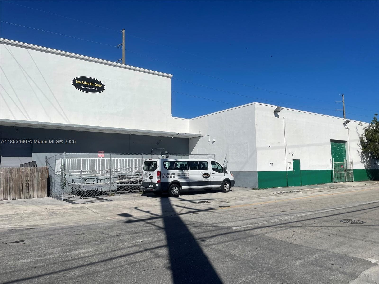 Front of the warehouse