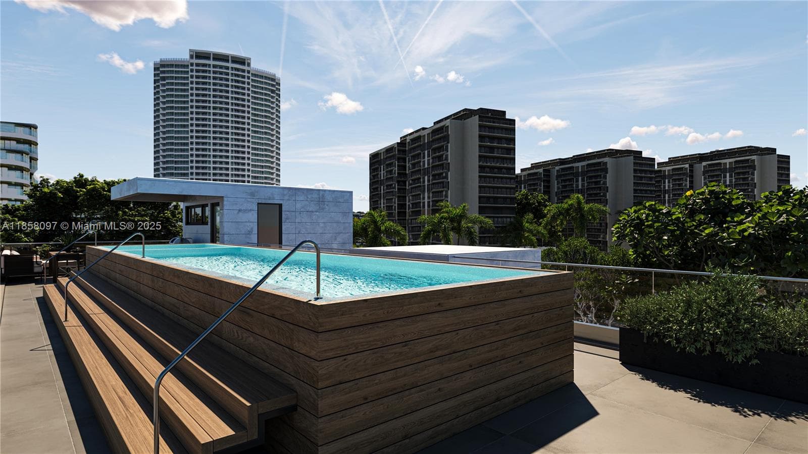 Conceptual Rendering - Rooftop Pool