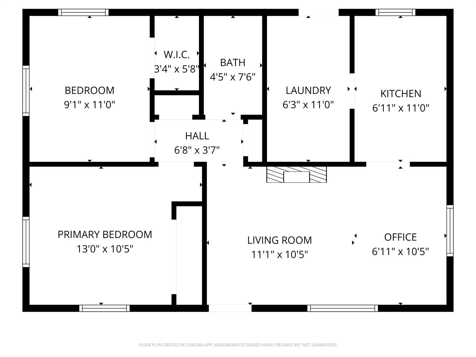 111 - 2 bedroom layout
