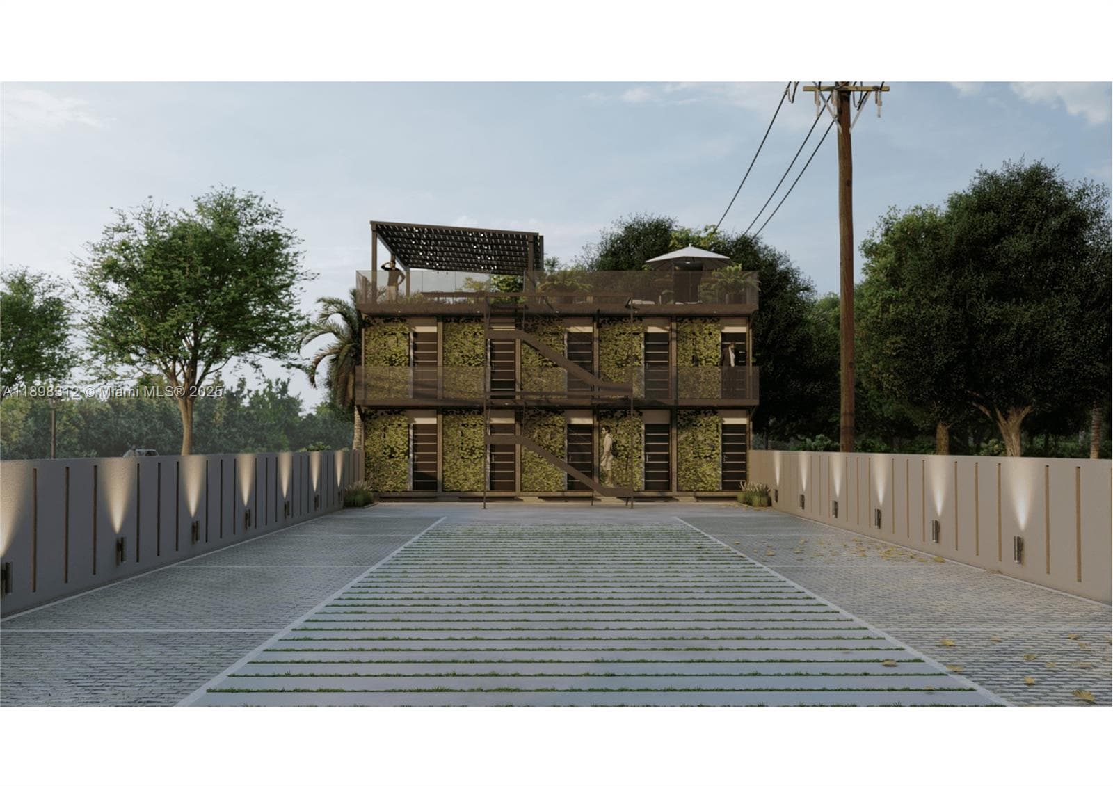 RENDER COINTAINER BUILDING