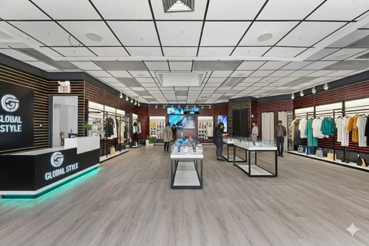 Virtual Staging Retails store