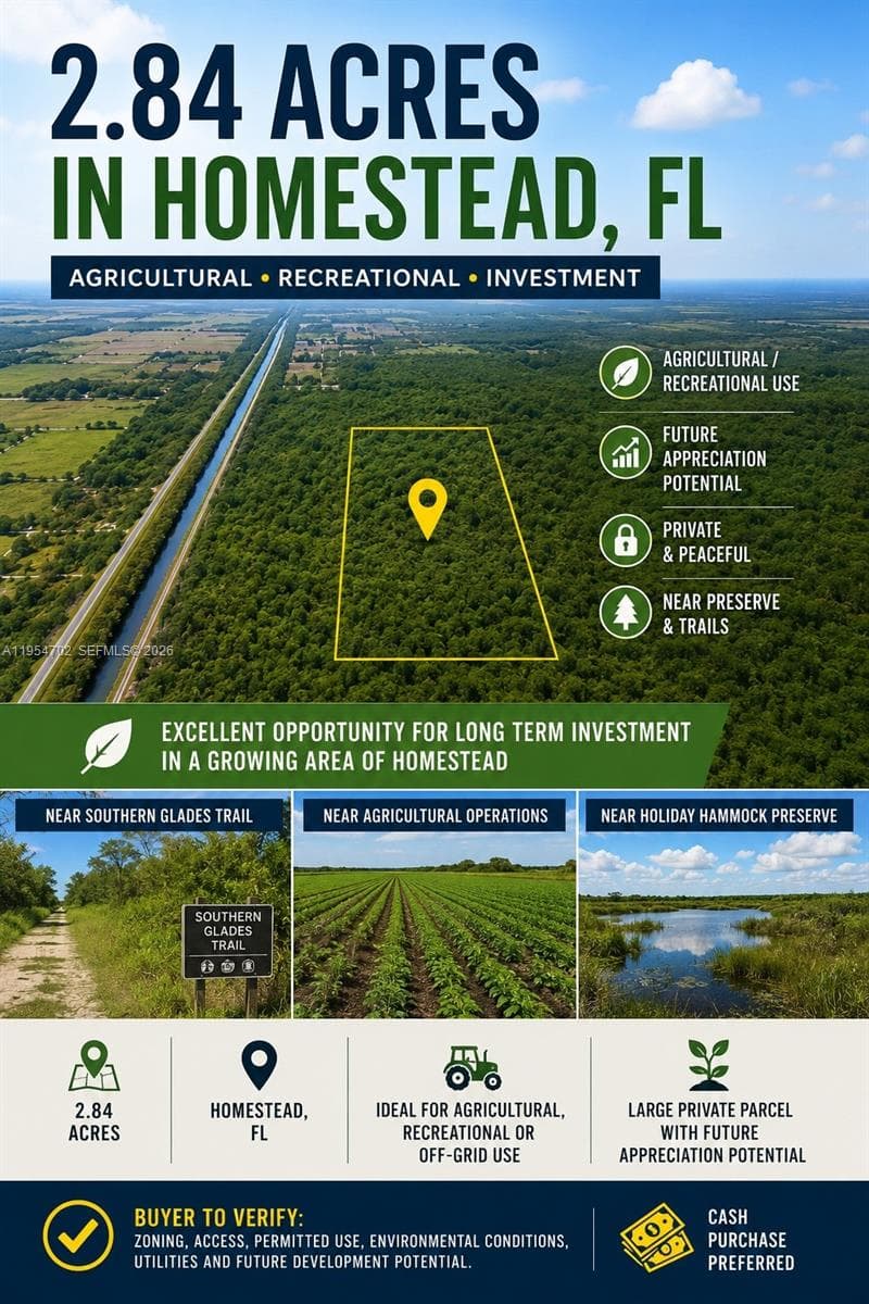 UNINCORPORATED, FL 33034-0000, Homestead FL 33034