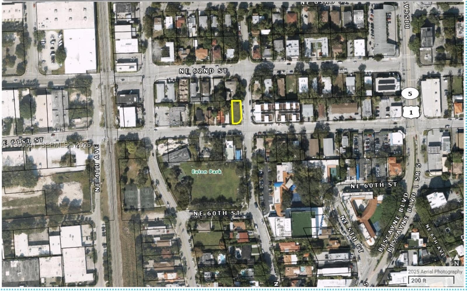 1 BLOCK WEST OF BISCAYNE BLVD