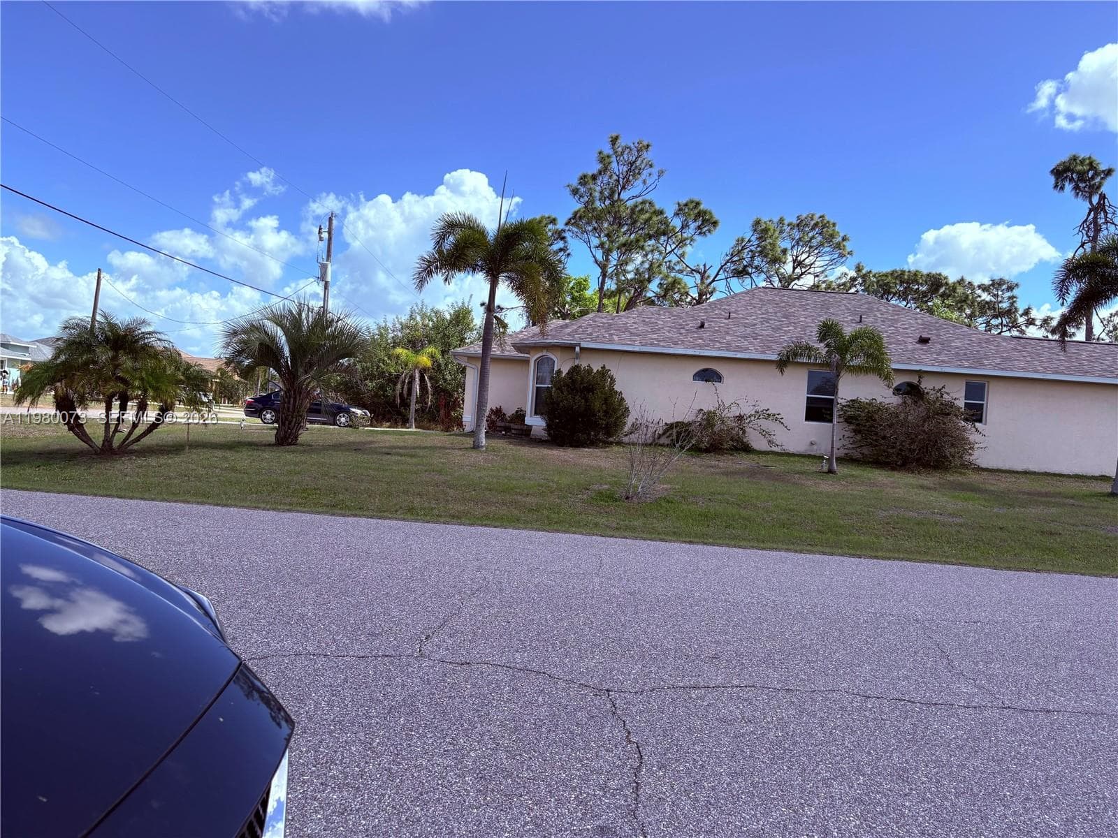Many family houses around the lot