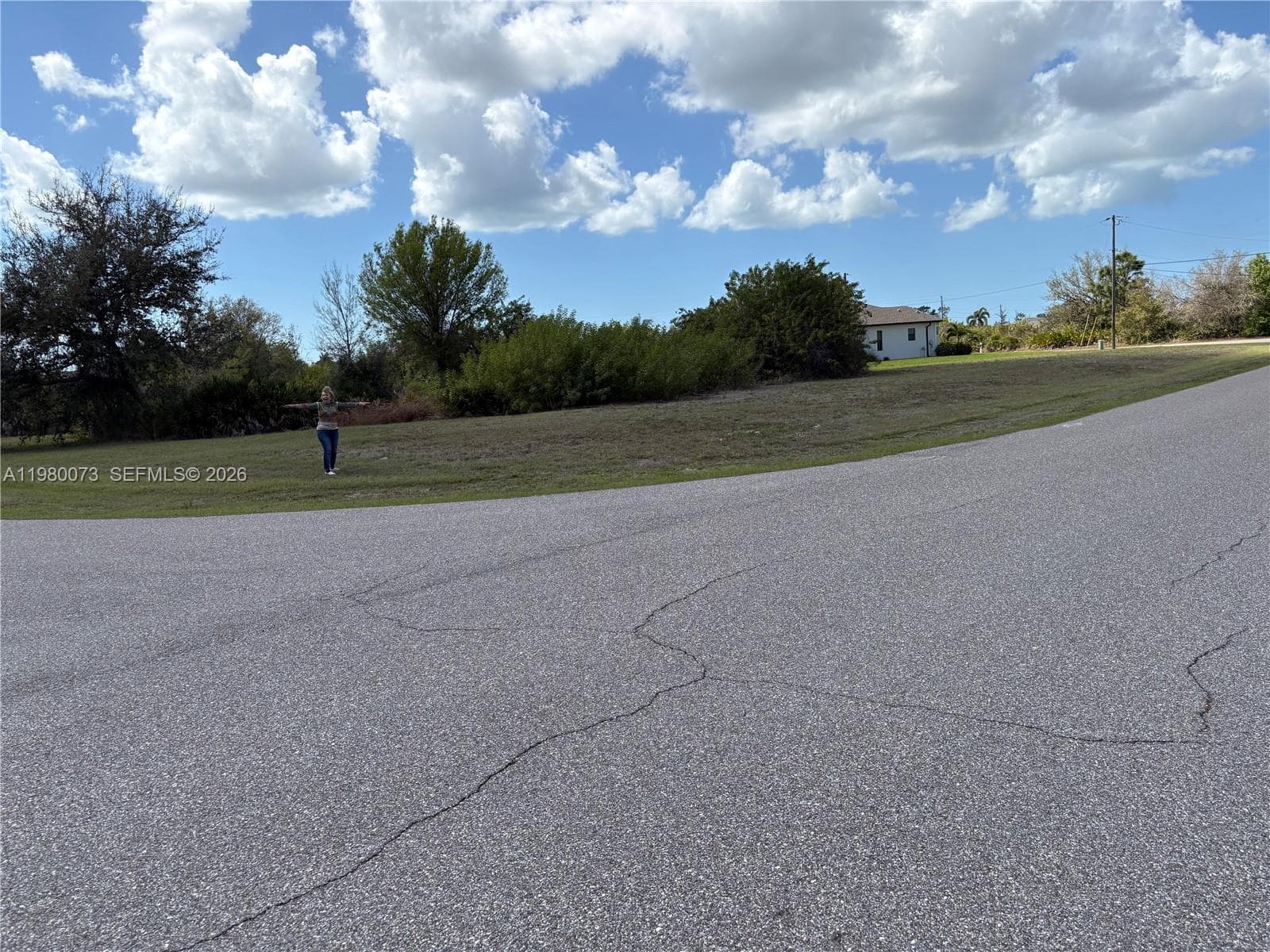 Beautiful lot closed to houses.