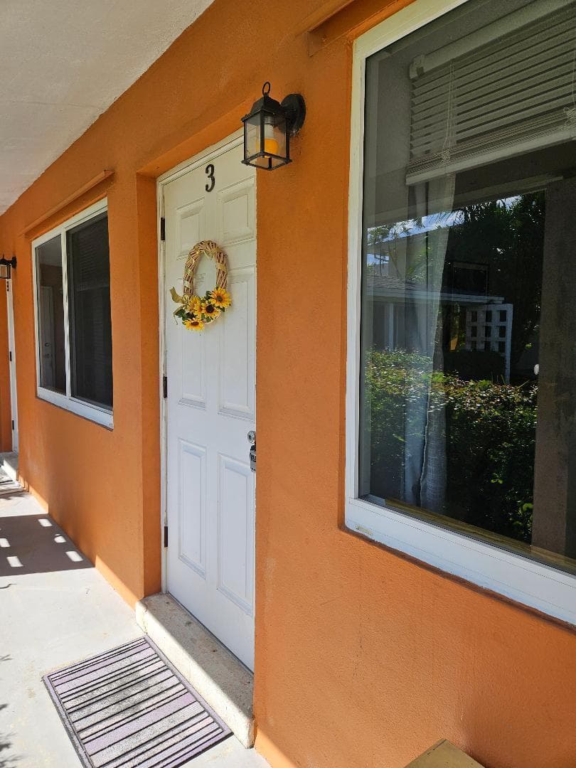 Front door apt 3