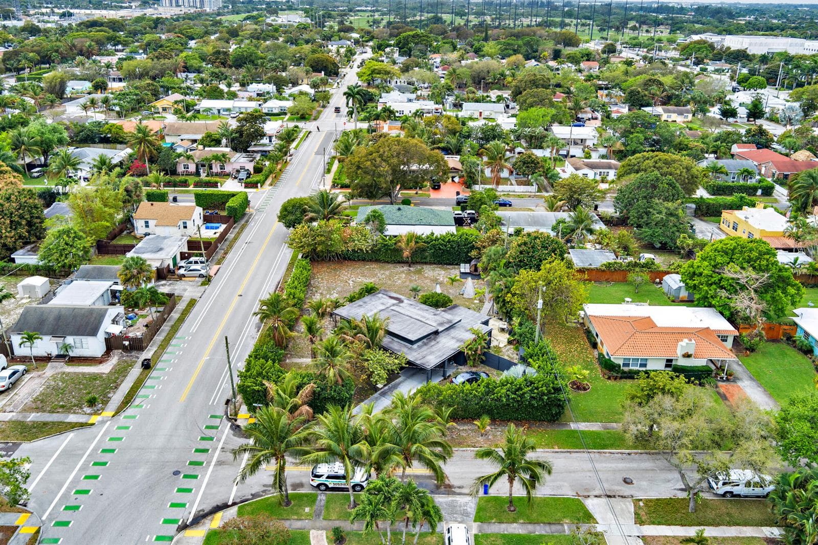 Aerial South